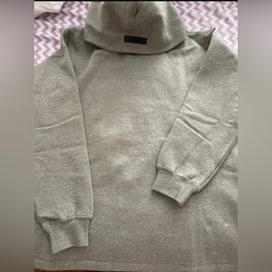Essentials Fear Of God Charcoal Relaxed Hoodie